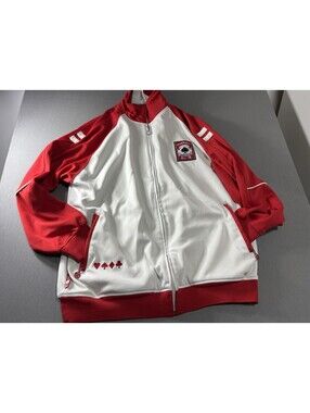 WORLD SERIES OF POKER Team Roc  Embroidered Full Zip Jacket Men's Sz L
